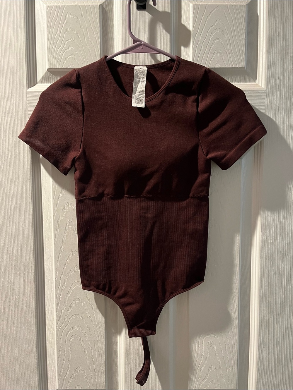Amazon Brown Bodysuit, Brown Short Sleeve Bodysuit | Size Medium (Fits S/XS)